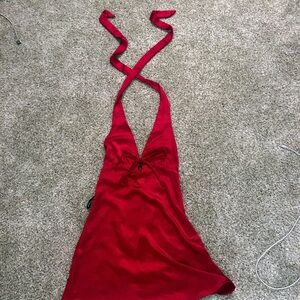 Princess Polly Lanier Mini Dress Red